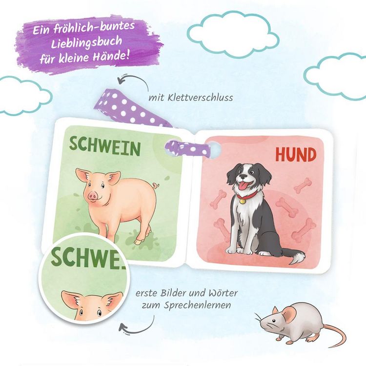 Produktbild: Tr&ouml;tsch Buggy-Buch Erste Tiere
