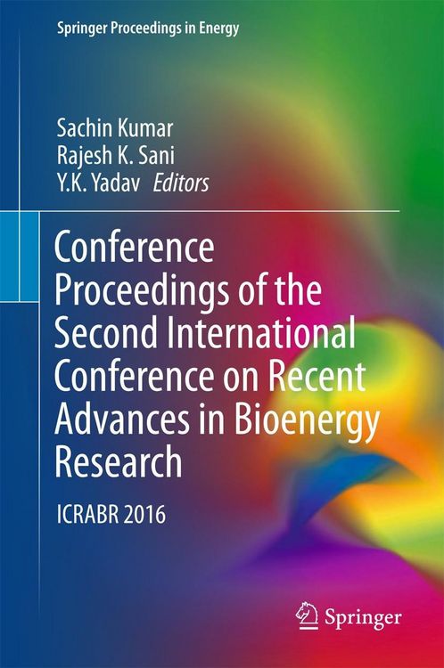 Produktbild: Conference Proceedings of the Second International Conference on Recent Advances in Bioenergy Research
