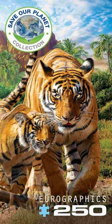 Produktbild: Kinder Puzzle 250 Teile - Tigers