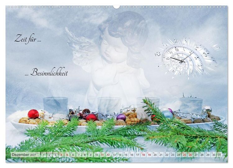 Produktbild: Alles hat seine Zeit - Mach Deine kleine Welt perfekt (hochwertiger Premium Wandkalender 2027 DIN A2 quer), Kunstdruck in Hochglanz