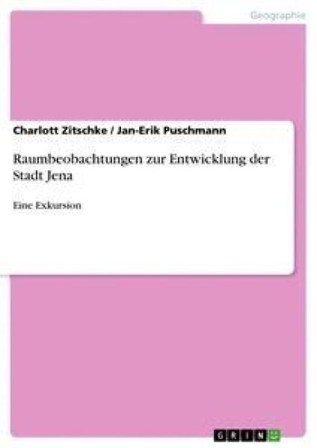 Produktbild: Raumbeobachtungen zur Entwicklung der Stadt Jena