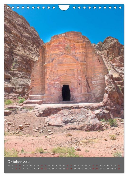 Produktbild: Sch&ouml;nheit Petra (Wandkalender 2026 DIN A4 hoch), CALVENDO Monatskalender