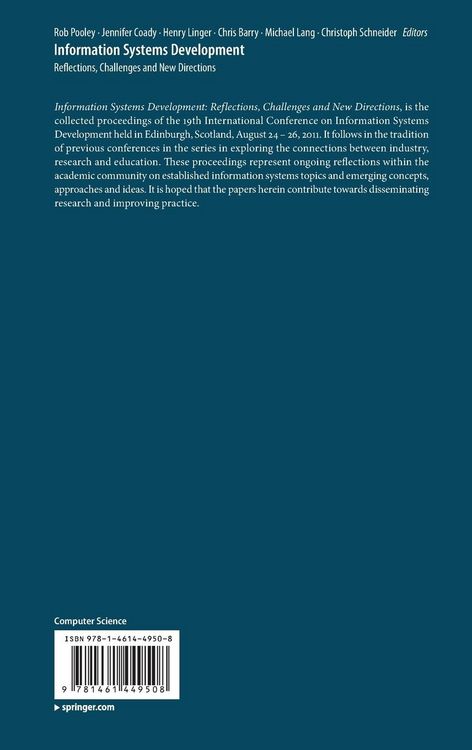 Produktbild: Information Systems Development