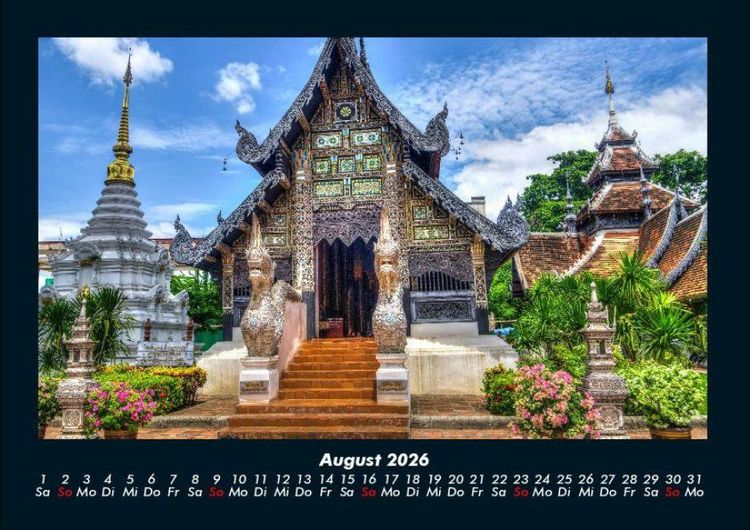 Produktbild: Tempel 2026 Fotokalender DIN A4