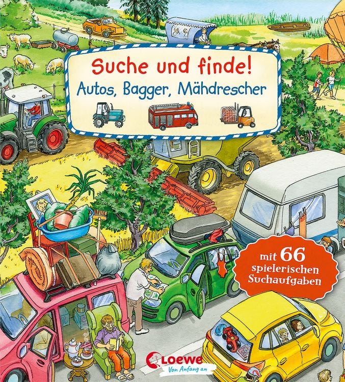 Produktbild: Suche und finde! - Autos, Bagger, Mähdrescher