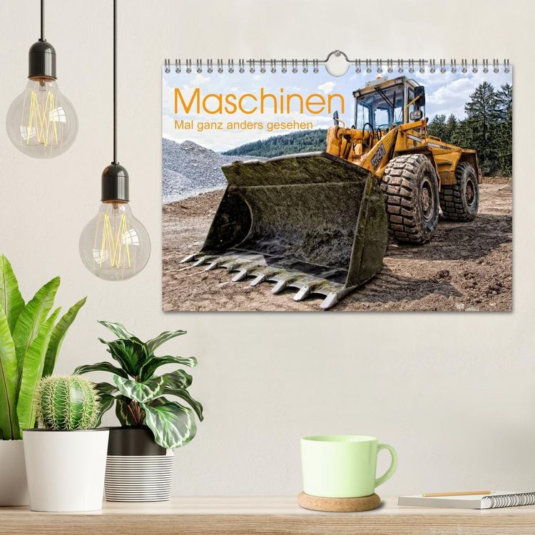 Produktbild: Maschinen - Mal anders gesehen (Wandkalender 2026 DIN A4 quer), CALVENDO Monatskalender