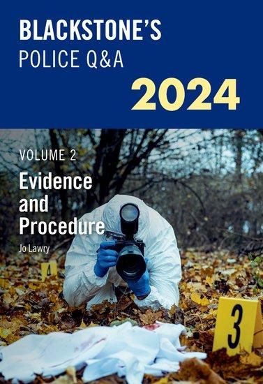 Produktbild: Lawry, J: Blackstone's Police Q&A's 2024 Volume 2: Evidence