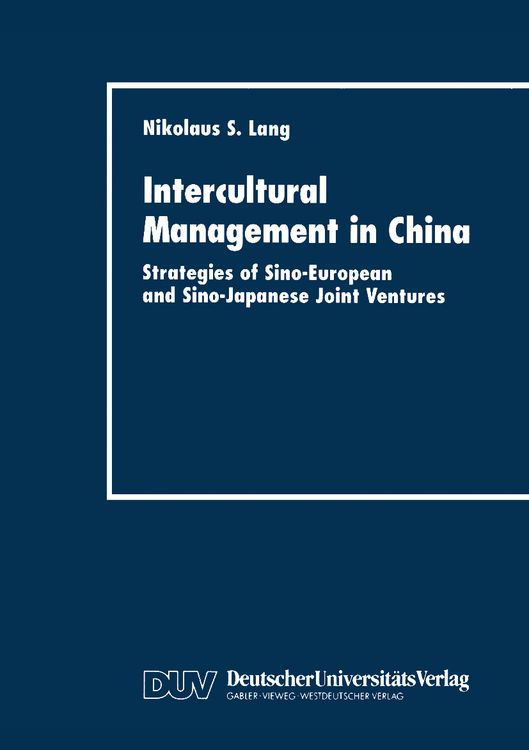 Produktbild: Intercultural Management in China