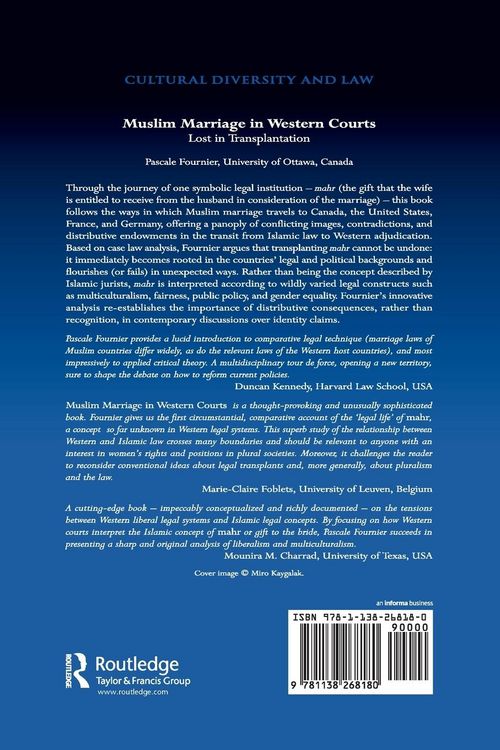 Produktbild: Muslim Marriage in Western Courts
