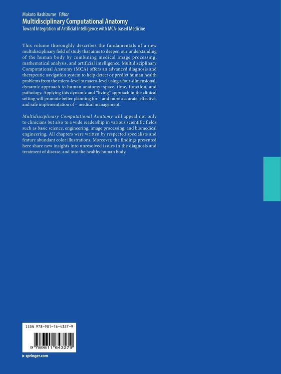 Produktbild: Multidisciplinary Computational Anatomy