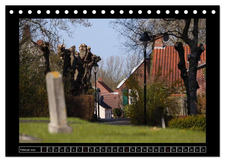 Produktbild: Rysum - Warfendorf in Ostfriesland (Tischkalender 2026 DIN A5 quer), CALVENDO Monatskalender