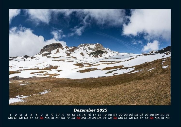 Produktbild: Berge 2025 Fotokalender DIN A4