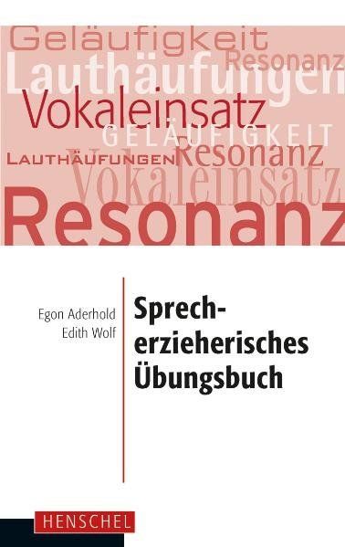 Produktbild: Sprecherzieherisches &Uuml;bungsbuch