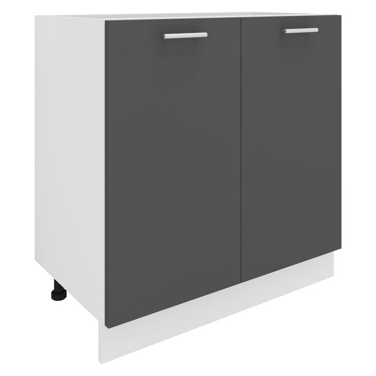 Produktbild: Küchenschrank B 80 cm Unterschrank Drehtüren Esilo