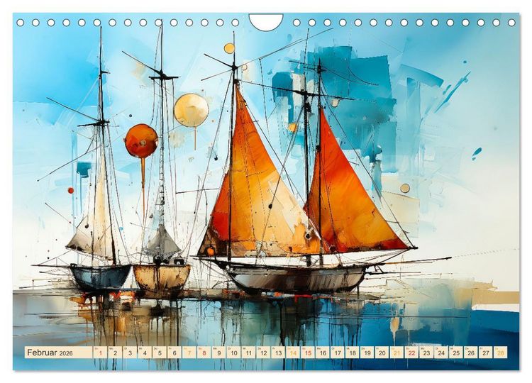 Produktbild: Segeln, der Traum beginnt (Wandkalender 2026 DIN A4 quer), CALVENDO Monatskalender