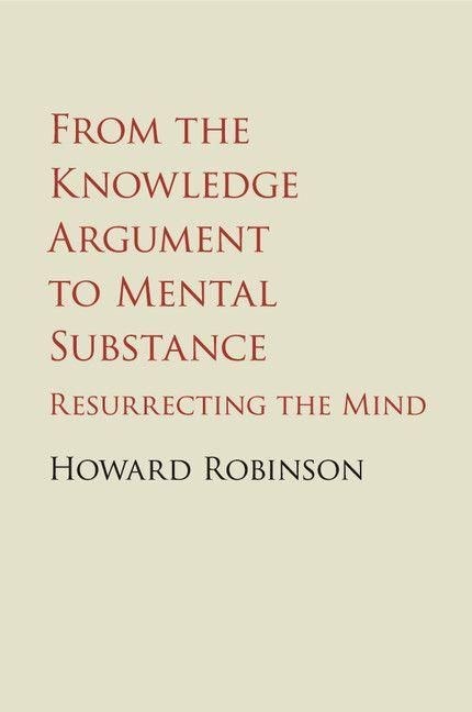 Produktbild: From the Knowledge Argument to Mental Substance