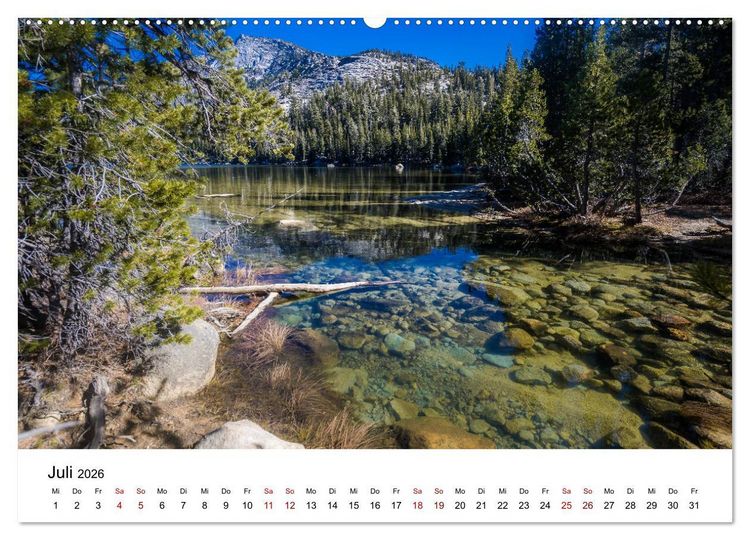 Produktbild: Naturparadiese zwischen Los Angeles und Las Vegas (Wandkalender 2026 DIN A2 quer), CALVENDO Monatskalender