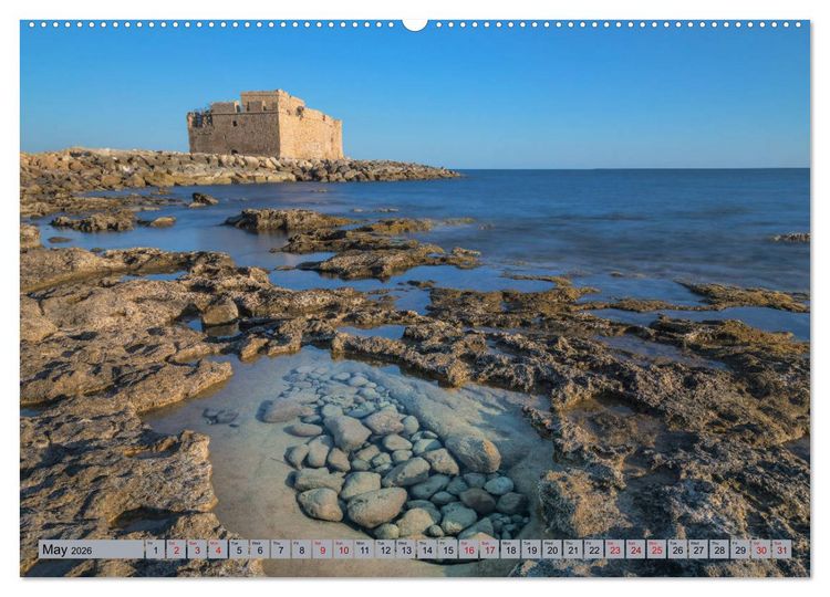 Produktbild: Cyprus, the sunny Mediterranean paradise (High Quality Premium Wall Calendar 2026 DIN A2 landscape),CALVENDO 12 Month Wall Calendar
