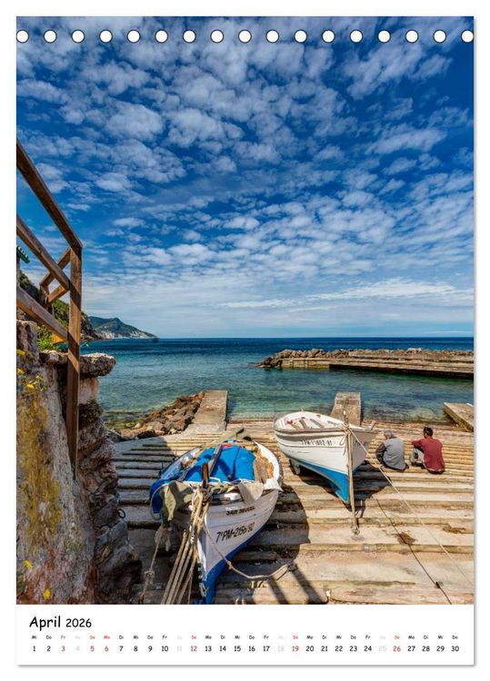 Produktbild: Mallorca - wild und romantisch (Tischkalender 2026 DIN A5 hoch), CALVENDO Monatskalender