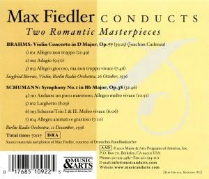 Produktbild: Fiedler, M: Violinkonzert op.7/Sinf.1,op.3