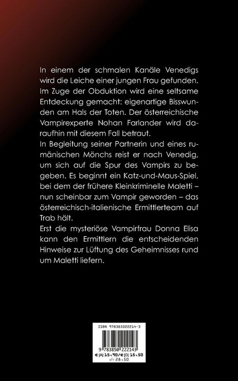 Produktbild: Maske der Finsternis - Der Vampir von Venedig