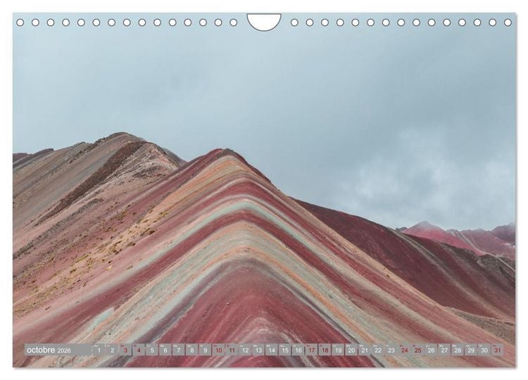 Produktbild: P&eacute;rou - Paradis dans les Andes (Calendrier mural 2026 DIN A4 vertical), CALVENDO calendrier mensuel