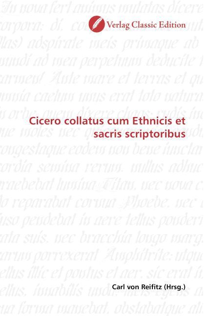 Produktbild: Cicero collatus cum Ethnicis et sacris scriptoribus