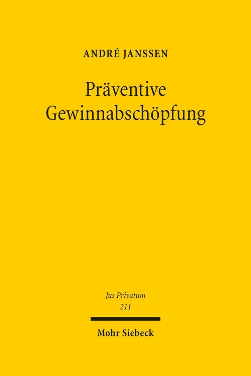 Produktbild: Pr&auml;ventive Gewinnabsch&ouml;pfung