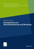 Produktbild: Vereinbarkeit von Abschlusspr&uuml;fung und Beratung
