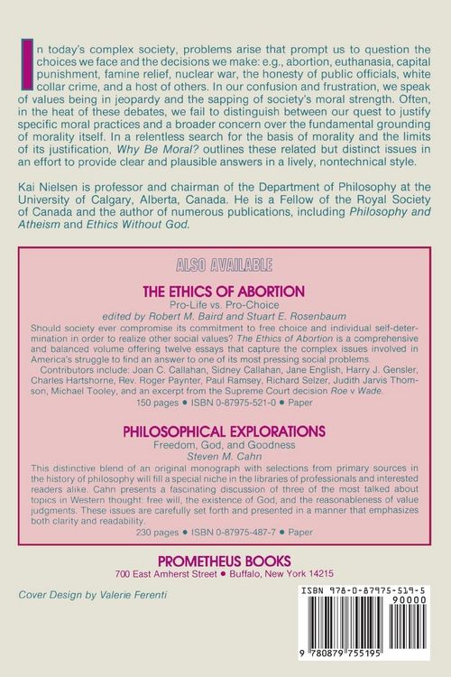 Produktbild: Why Be Moral?