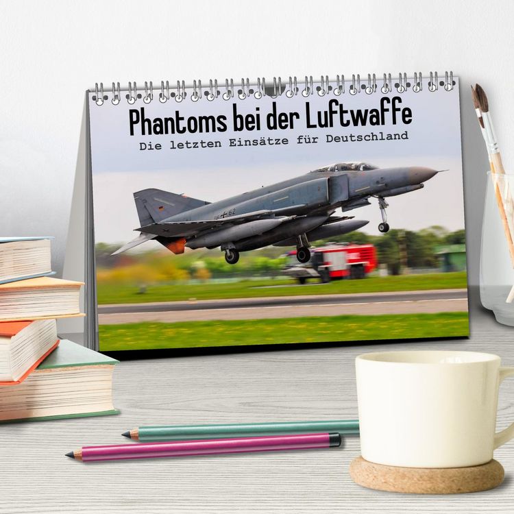 Produktbild: Phantoms bei der Luftwaffe (Tischkalender 2026 DIN A5 quer), CALVENDO Monatskalender