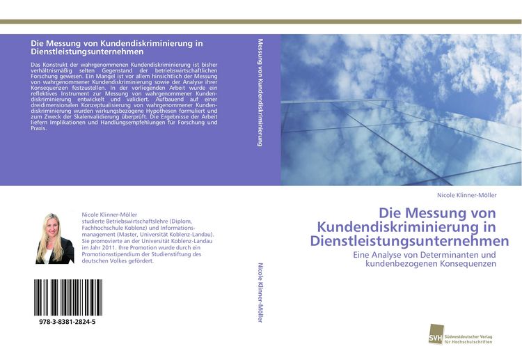 Produktbild: Die Messung von Kundendiskriminierung in Dienstleistungsunternehmen