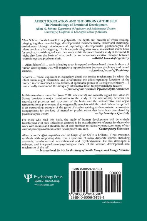 Produktbild: Affect Regulation and the Origin of the Self