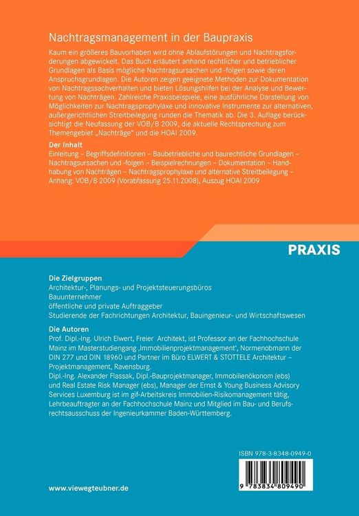 Produktbild: Nachtragsmanagement in der Baupraxis