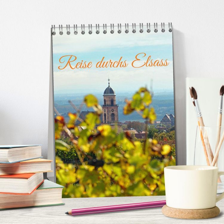 Produktbild: Reise durchs Elsass (Tischkalender 2026 DIN A5 hoch), CALVENDO Monatskalender