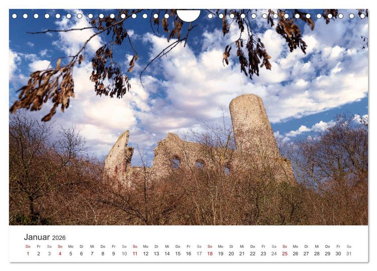 Produktbild: Schriesheim an der Bergstra&szlig;e - Impressionen aus Stadt und Natur (Wandkalender 2026 DIN A4 quer), CALVENDO Monatskalender