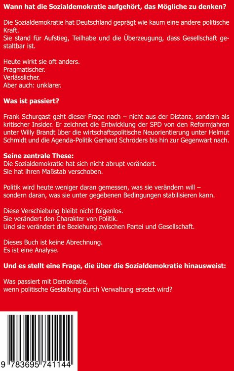 Produktbild: SPD - Von der Gestaltung zur Verwaltung