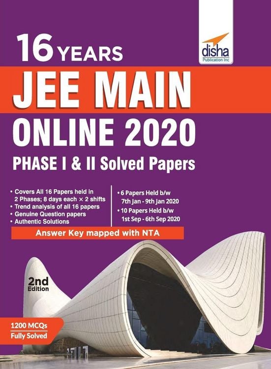 Produktbild: 16 JEE Main Online 2020 Phase I & II Solved Papers