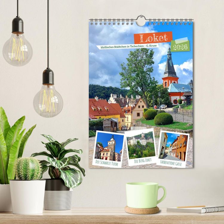 Produktbild: Loket - Idyllisches St&auml;dtchen in Tschechien (Wandkalender 2026 DIN A4 hoch), CALVENDO Monatskalender