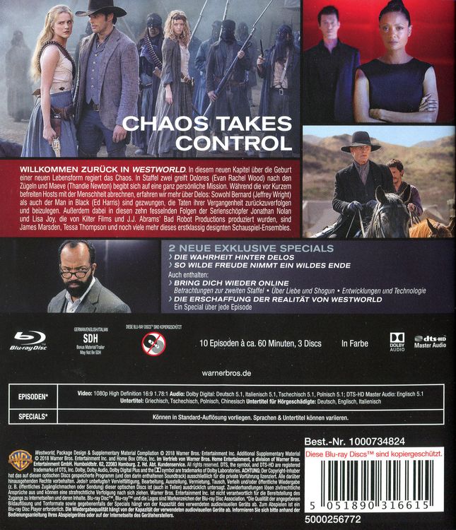 Westworld - Staffel 2 - Repack [3 BRs]