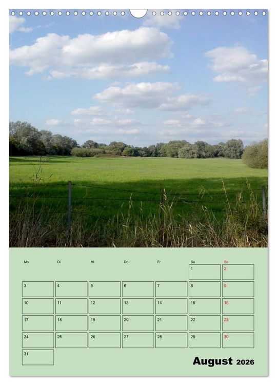 Produktbild: Leinemasch (Wandkalender 2026 DIN A3 hoch), CALVENDO Monatskalender