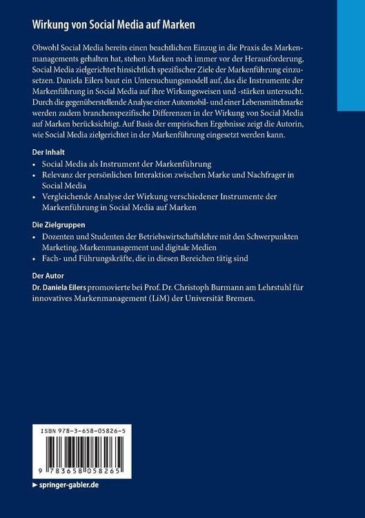 Produktbild: Wirkung von Social Media auf Marken