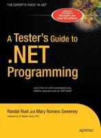 Produktbild: A Tester's Guide to .NET Programming