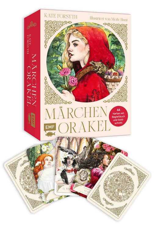 Produktbild: Orakel-Kartenset: M&auml;rchenorakel | Inspirierende Lehren und Weisheiten aus Rotk&auml;ppchen, Rapunzel, Rumpelstilzchen und Co.