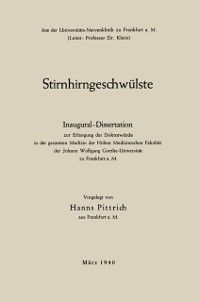 Produktbild: Stirnhirngeschw&uuml;lste