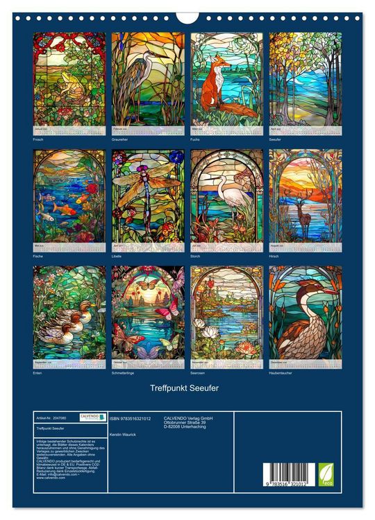 Produktbild: Treffpunkt Seeufer (Wandkalender 2026 DIN A3 hoch), CALVENDO Monatskalender