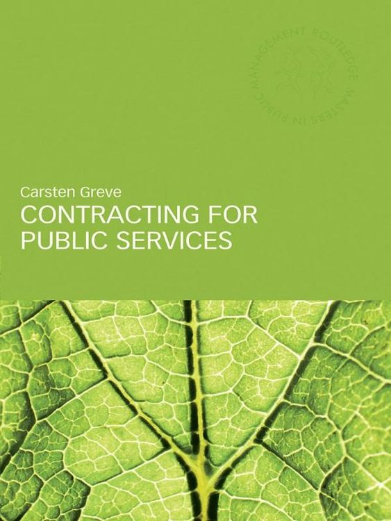 Produktbild: Contracting for Public Services
