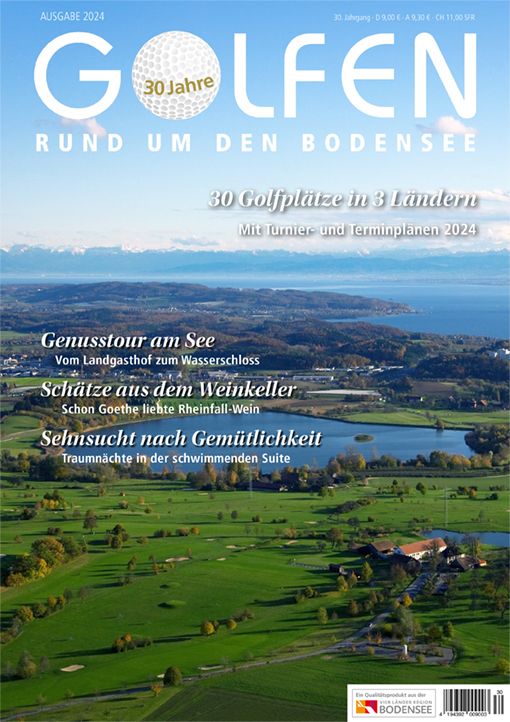Produktbild: Golfen rund um den Bodensee 2024