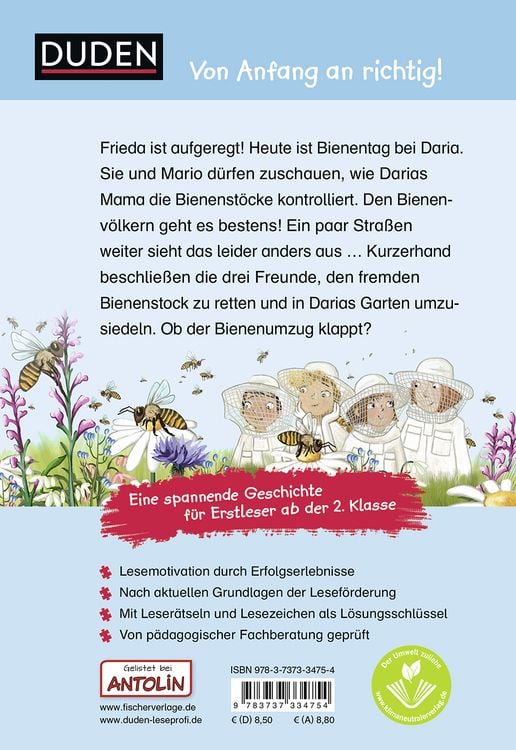 Produktbild: Duden Leseprofi &ndash; Die Bienenretter, 2. Klasse