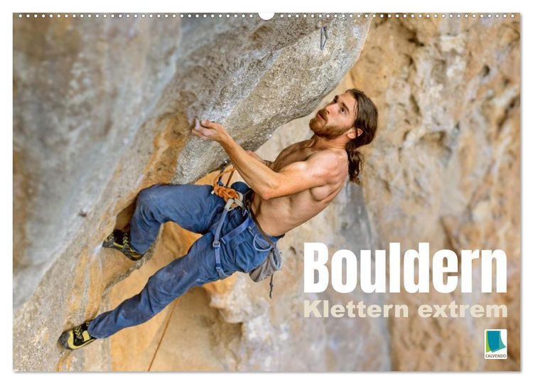 Produktbild: Bouldern: Klettern extrem (Wandkalender 2026 DIN A2 quer), CALVENDO Monatskalender
